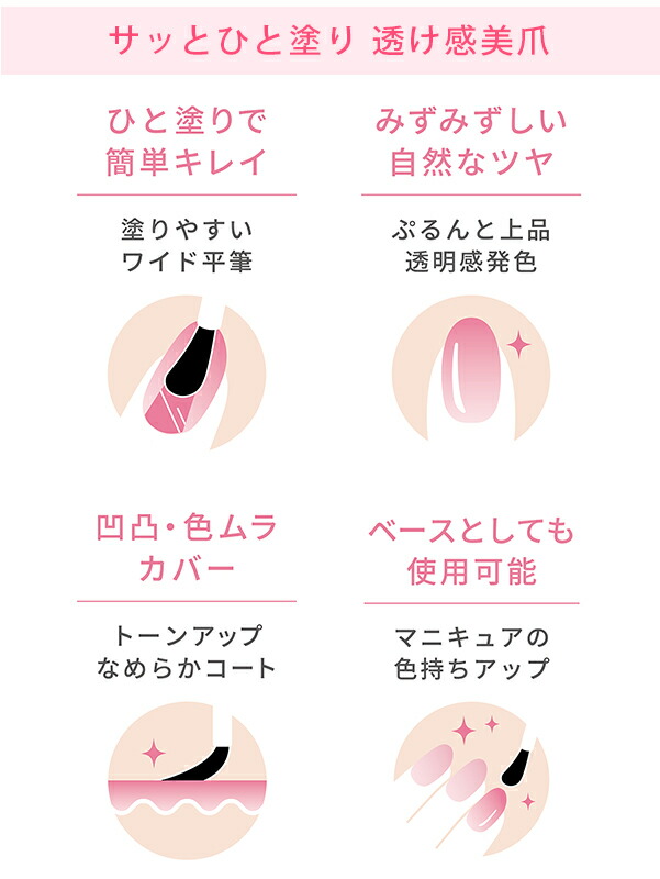 ディーアップ ファンデーション ／ 爪のファンデーション 【新色
