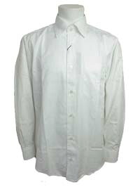 UNDER OR OVER /アンダーオアオーバー 新作シャツ入荷 81-002-W ホワイト◆30%OFF◆ 長袖ドレスシャツ 花柄 綿100% オールシーズンOK パーティ用シャツ クールビズ ゆったりライン アダルトシニア向き/ラスト1点!! Lサイズ|Durini99(ダブルナインズ)