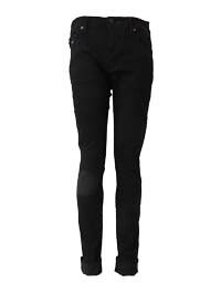tramarossa トラマロッサ 497-73071003-150 ブラック LEONARDO ZIP SS 1 MOON メンズ ブラックパンツ スーパースリムフィット テーパード スーパーストレッチ 5ポケット 国内正規品/33サイズ｜Durini99（ダブルナインズ）