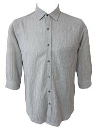 TETE HOMME / テットオム 2026春夏新作 1026357071-004 ベージュ ◆20%OFF◆メンズ 楊柳 ストレッチ 7分袖 シャツ シボ感 イージーケア 夏の羽織 冷房対策/Lサイズ｜Durini99（ダブルナインズ）