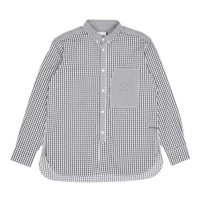 POP TRADING COMPANY "CHECKED BD SHIRT" - GREY|DUSK