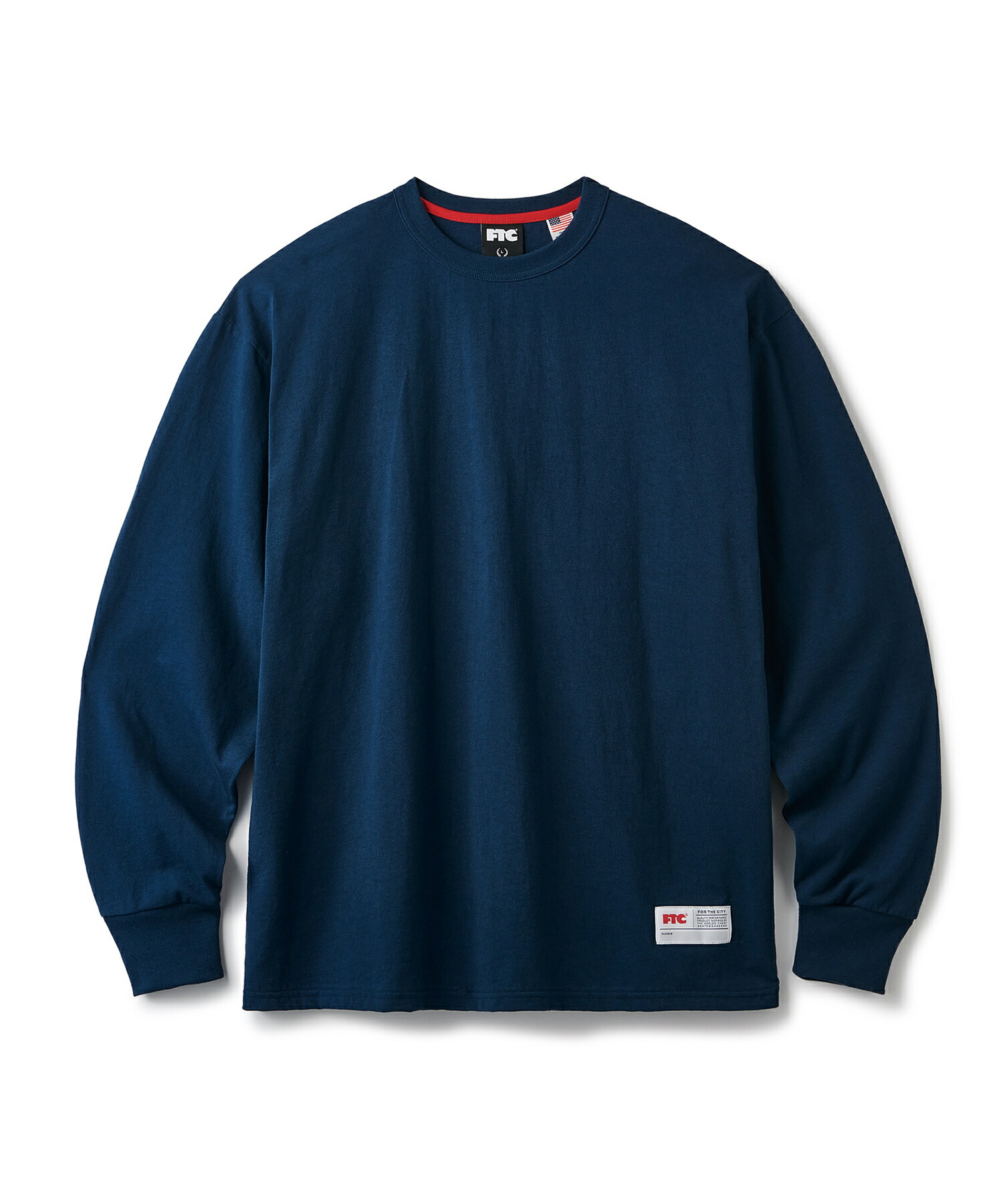 FTC PIGMENT DYED スモール ロゴ トップ Tシャツ 長袖 送料込み PIGMENT DYED SMALL LOGO L/S TOP – FTC