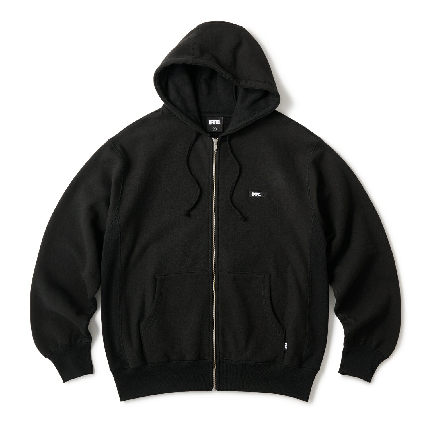 FTC ブラック フルジップジャケット L FTC ブラック フルジップジャケット L