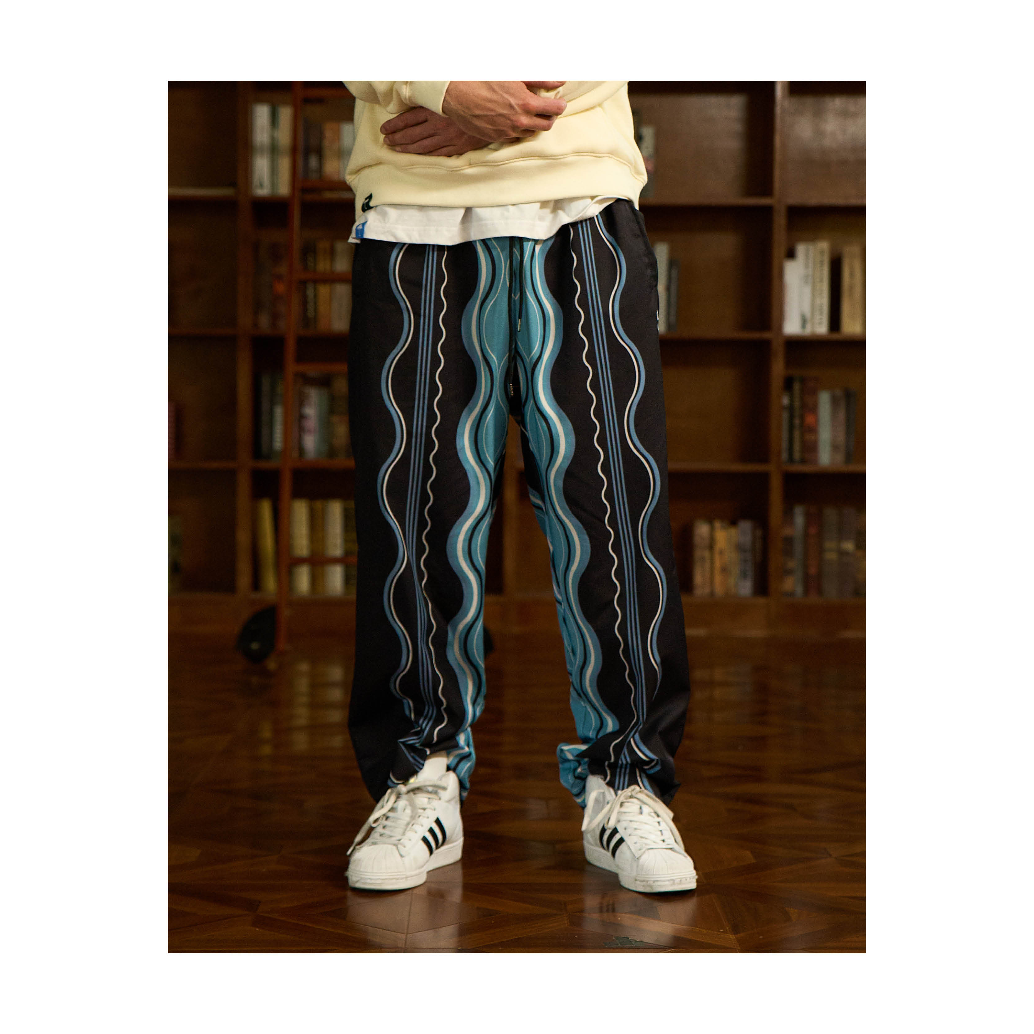 HELAS " COOGLE PYJAMA PANTS" - MULTICO ヘラス パジャマ パンツ ｜DUSK