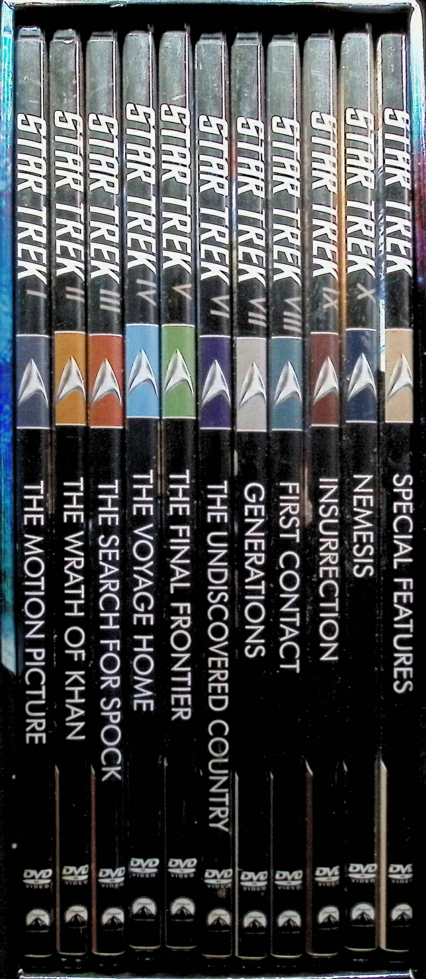 【中古】 スター・トレックI-X 劇場版BOX [DVD12枚組]　パトリック・スチュワート (出演), ジョナサン・フレイクス (出演)　（送料無料）｜ディスクプラス