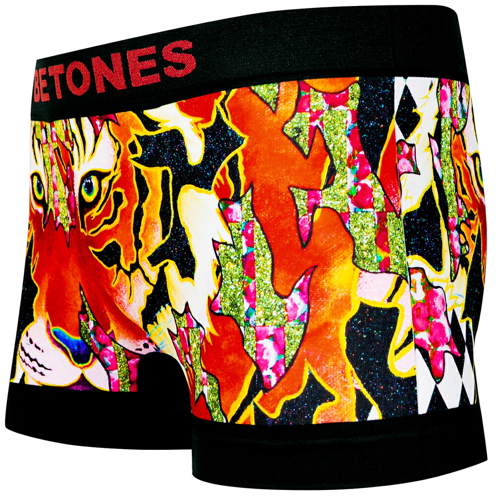 楽天市場 Betones ビトーンズ メンズ ボクサーパンツ Fujiyoshi Brother S コラボ Tiger ローライズ アンダーウェア ブランド 男性 下着 誕生日 プレゼント Dwears