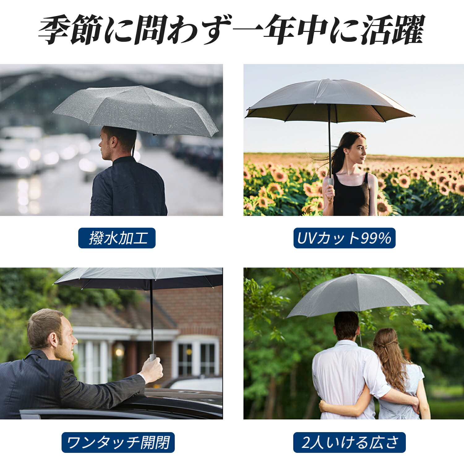 ついに入荷 UVカット99% 折りたたみ日傘 コンパクト 自動開閉 ワンタッチ UVカット99% 折りたたみ日傘 コンパクト 自動開閉 ワンタッチ