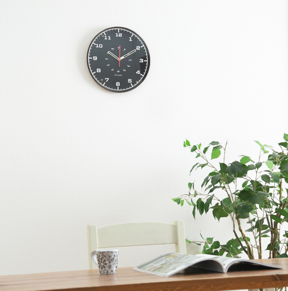 掛時計 Bold A おしゃれ お洒落 かっこいい アメリカン エープラス オシャレ オフィス シンプル スタイリッシュ ブラック ホワイト ボールド モダン リビング レストラン 会社 壁掛け時計 壁掛時計 店舗 掛け時計 日本製 白 直径30cm 秒針あり 見やすい 静か 静音 黒 世界の