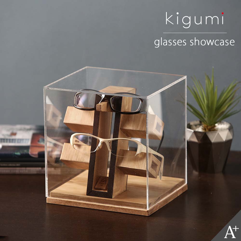 メガネケース 収納ケース カントリー家具　メガネディスプレイケース メガネタワー ( メガネ 眼鏡 ケース 置き型 収納 おしゃれ
