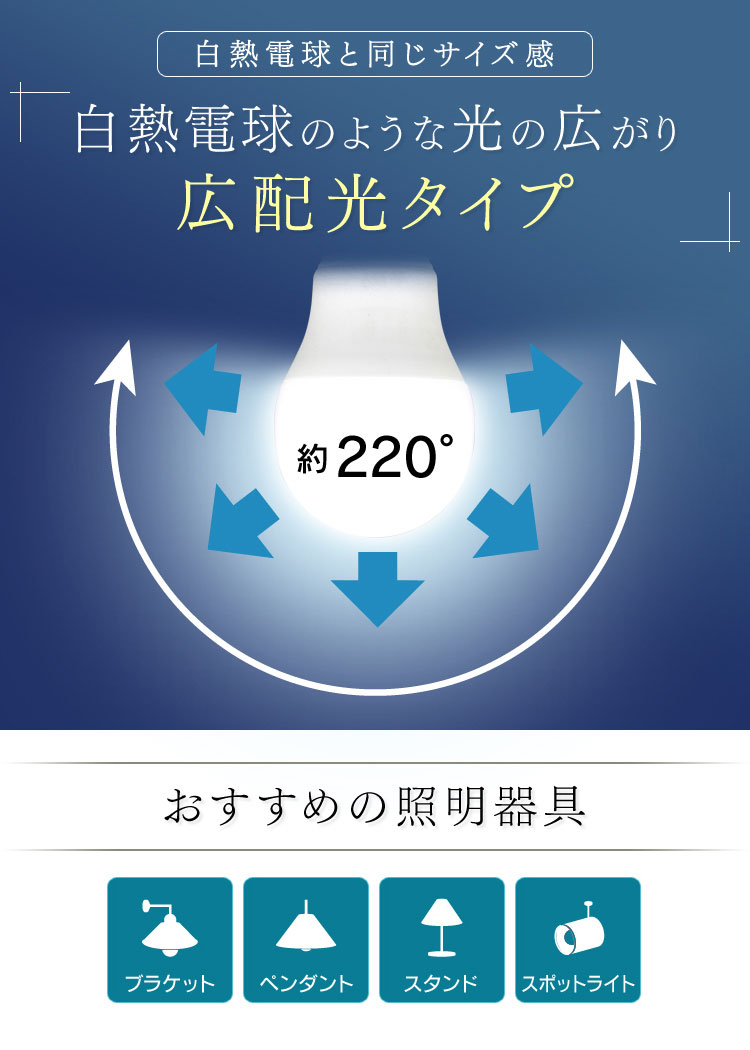 【楽天1位常連★4個セット】電球 LED E26 60W おしゃれ アイリスオーヤマ LED電球 60形相当 ライト 広配光 昼白色 昼光色 電球色 E26口金 照明 照明器具 天井照明 明るい 洗面所 長寿命 LDA7D-G-6T62P LDA7N-G-6T62P LDA7L-G-6T62P