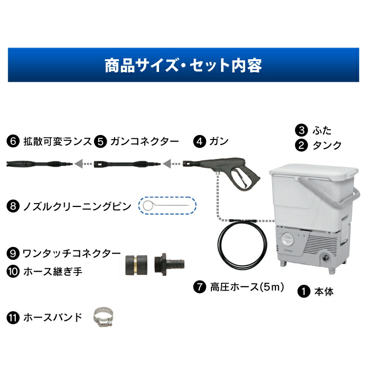 ポイント5倍 タンク式高圧洗浄機 Sbt 412n送料無料 高圧洗浄機 高圧洗浄機 高圧 洗浄機 タンク式家庭用高圧洗浄機 タンク式高圧洗浄機 洗浄機 11点セット 高圧洗浄機 アイリスオーヤマ アイリス 洗車 外壁 掃除 大掃除 Irispoint Joyライト税込3 980円以上お買い物で