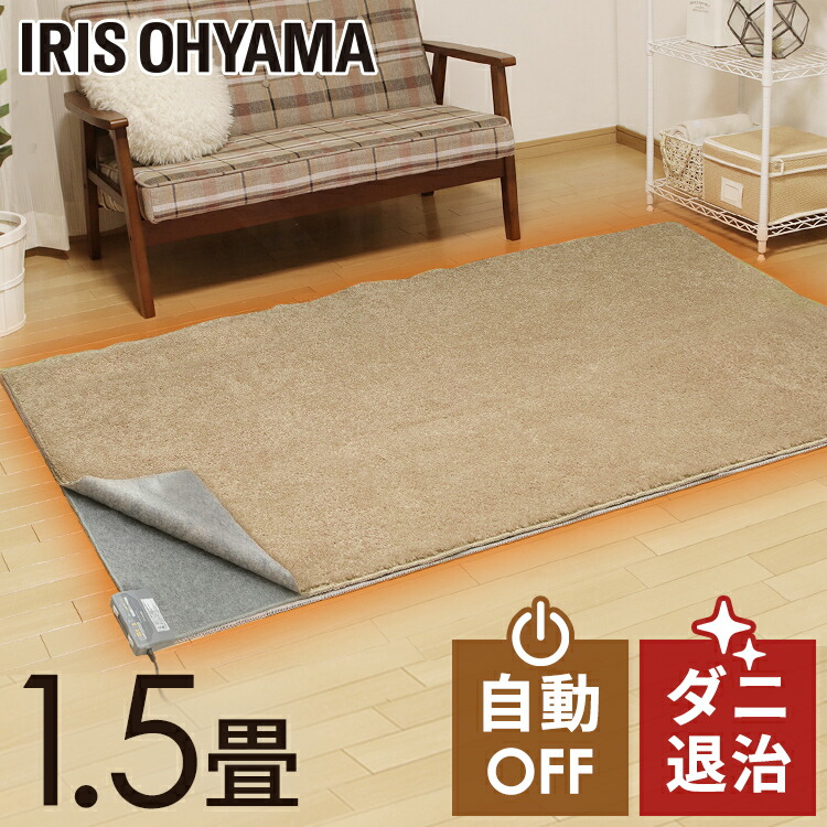 品質検査済 約126×180cm 単品 電気カーペット 本体 暖房〔沖縄離島発送