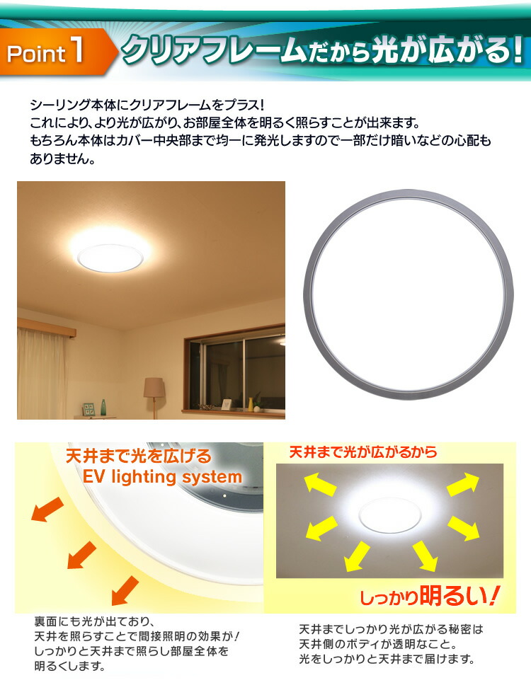 【楽天市場】≪クーポン利用で7980円≫シーリングライト おしゃれ 14畳 CL14D-5.0CF送料無料 LEDシーリングライト アイリス