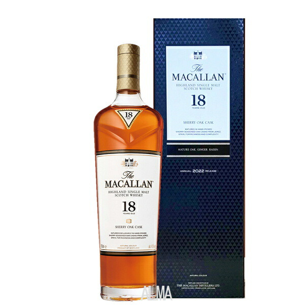 楽天市場】【レトロ】【終売品】マッカラン18年 ファインオーク