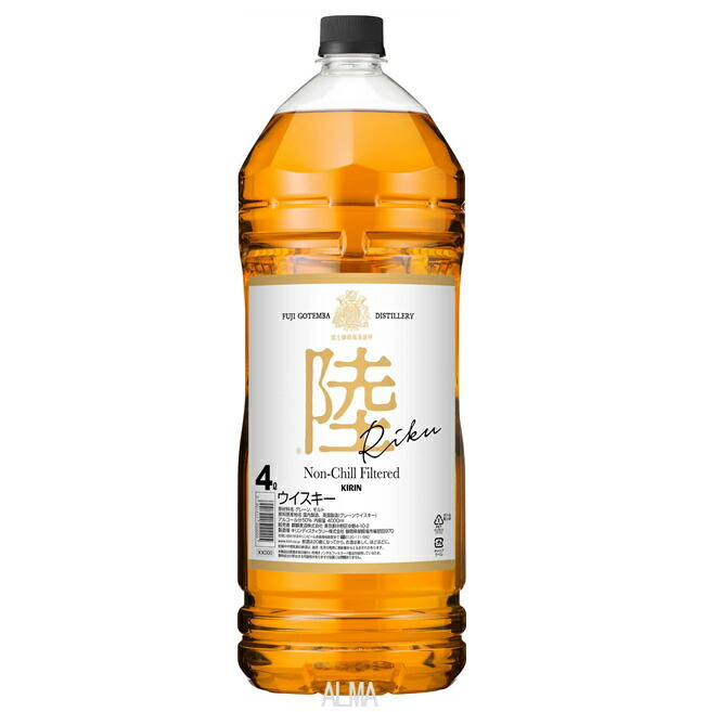 キリン ウイスキー 陸 ペットボトル 4L 大容量 4000ml