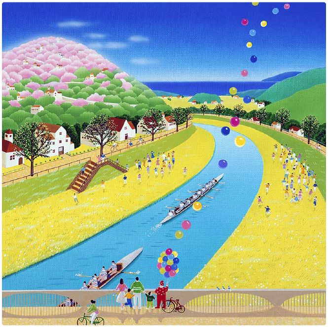 楽天市場 壁掛けアート アートパネル 風景画 イラストレーター 高橋