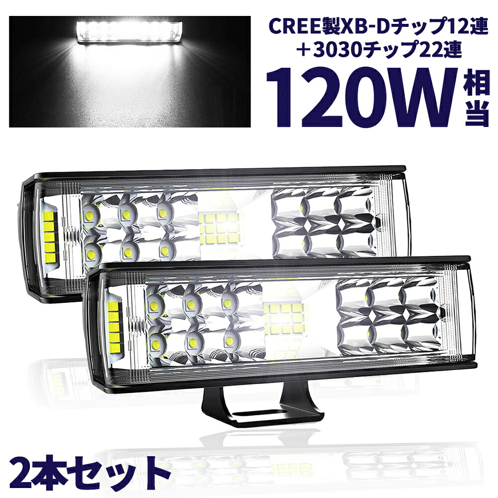 楽天市場】送料無料 改良版LEDワークライト 作業灯 16LED LEDライトバー 広角タイプ 16連 9-32V DC対応 12V 24V 兼用  防水 防塵 耐衝撃 長寿命1本売り : e-auto fun