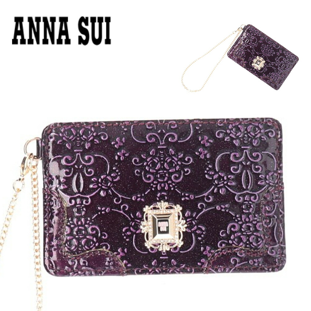 【新品タグ付き】アナスイ スイハート名刺入れ 31 ANNA SUI - 【新品タグ付き】アナスイ スイハート名刺入れ 31の
