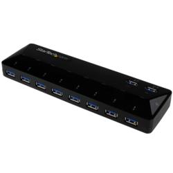 StarTech.com USBハブ/USB 3.0/USB-A - 10x USB-A/ACアダプター付属/ブラック(ST103008U2C) 目安在庫\u003d△