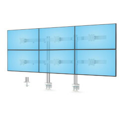ＳｔａｒＴｅｃｈ．ｃｏｍ モニターアーム/6画面/最大32インチ/耐荷重各8kg/クロスバー(6-MONITOR-ARM-A) 目安在庫\u003d△