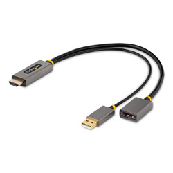 ＳｔａｒＴｅｃｈ．ｃｏｍ ディスプレイ変換ケーブル／HDMI 2.0 - DP1.2／30cm／4K60Hz／HDR(128-HDMI-DISPLAYPORT) 目安在庫\u003d△[メール便対象商品]