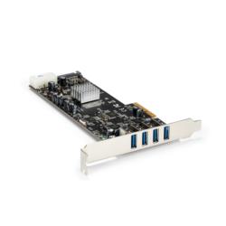 StarTech.com USB増設カード/PCIe 2.0 - 4x USB-A/5Gbps/SATA・LP4電源(PEXUSB3S44V) 目安在庫\u003d○