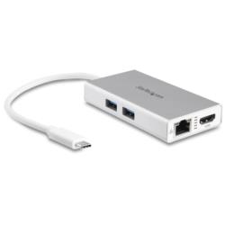 StarTech.com USBマルチハブ/USB-C/4K30Hz HDMI/60W PD/2xUSB/LAN/TB3/WT(DKT30CHPDW) 目安在庫\u003d○