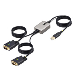ＳｔａｒＴｅｃｈ．ｃｏｍ USB - シリアル変換ケーブル/ストレート/USB 2.0/4m/2ポート(2P6FFC-USB-SERIAL) 目安在庫\u003d△