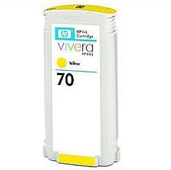 純正品 HP HP70 インクカートリッジ イエロー　C9454A (C9454A) 目安在庫=○｜いぃべあー　店