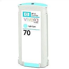 純正品 HP HP70 インクカートリッジ ライトシアン C9390A (C9390A) 目安在庫=○|いぃべあー 店