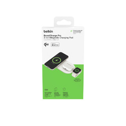 Belkin Qi2 3-in-1 ワイヤレス充電器 ホワイト(WIZ022qcWH) 目安在庫\u003d○