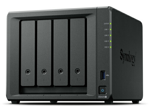 Synology Intel Celeron J4125搭載4ベイNAS DS425+ 目安在庫\u003d○