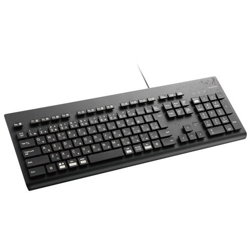 エレコム ELECOM キーボード 有線 USB-A 洗エル(IPX5) メンブレン ブラック TK-WS01UMKBK メーカー在庫品