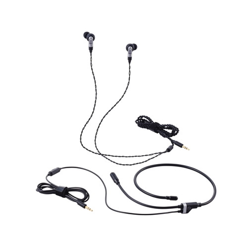 エレコム ELECOM ゲーミングイヤホン 有線 3.5mm3極 リケーブル可 ネックバンド マイク付キ V custom ブラック(HS-VE300MBK) メーカー在庫品