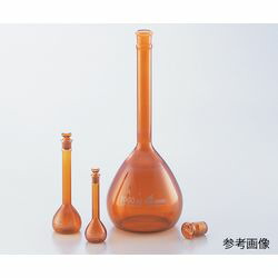 アズワン メスフラスコ 茶 500mL (1個) 目安在庫\u003d△