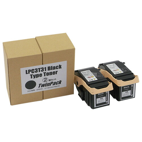 トナーカートリッジ LPC3T31K 汎用品 ブラック 1箱(2個)(LPC3T31KPVハンヨウヒン) 目安在庫=○|いぃべあー 店