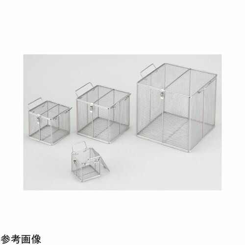 アズワン フタ付バスケット（持ち手付）300×300×300mm (1個)(4-4979-04) 目安在庫\u003d△