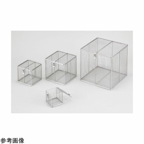 アズワン フタ付バスケット 200×200×200mm (1個)(4-4980-03) 目安在庫\u003d△
