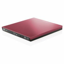 ロジテック(エレコム) Blu-rayドライブUSB3.0スリム再生編集ソフト付UHDBDレッド(LBD-PVA6U3VRD) メーカー在庫品