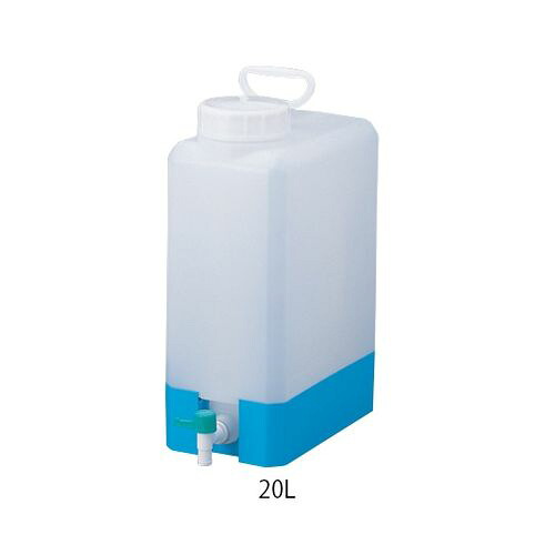 ニッコー・ハンセン テーパージャー角型（PP製） 20L 1個 7086-12 (1本)(4-5644-02) 目安在庫\u003d○