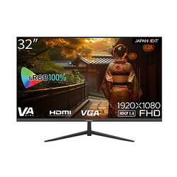 JAPANNEXT JAPANNEXT 32インチVAパネル搭載 フルHD液晶モニター JN-V32FLFHD 目安在庫=△|いぃべあー 店