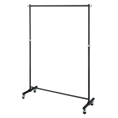 TPS コートハンガー 幅1200mm ブラック 1台(TCH-1200-B) 目安在庫=○｜いぃべあー　店