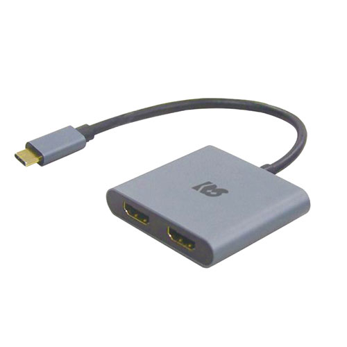 ラトックシステム USB Type-C to デュアルHDMIディスプレイアダプター（PD対応）(RS-UCHD2-PD) 目安在庫\u003d△