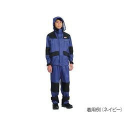 カジメイク 仕事合羽 ネイビー LL (1式)(KM-001-55 LL) 目安在庫=△|いぃべあー 店