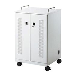 【P5S】サンワサプライ ノートパソコン収納キャビネット(12台収納) CAI-CAB104W(CAI-CAB104W) メーカー在庫品