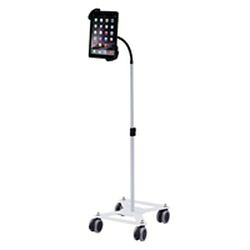 【P5S】サンワサプライ iPad・タブレット用キャスター付きスタンド ホワイト CR-LASTTAB16W(CR-LASTTAB16W) メーカー在庫品｜いぃべあー　店