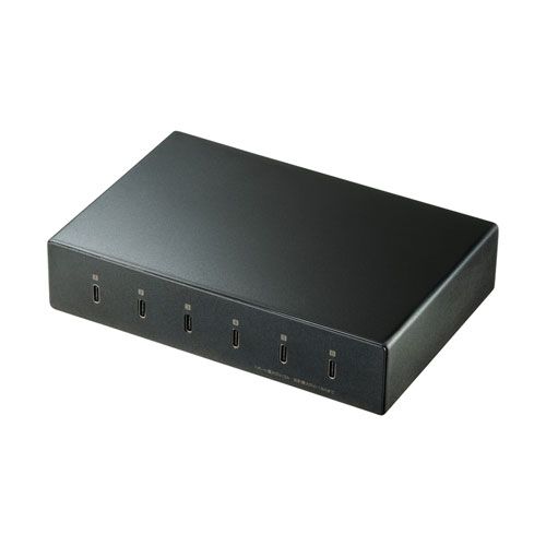 【P5S】サンワサプライ ACA-IP81 USB Type-C充電器(6ポート・合計18A・高耐久タイプ)(ACA-IP81) メーカー在庫品