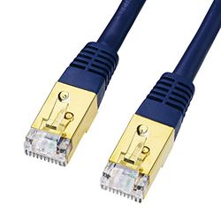 【P5S】サンワサプライ カテゴリ7LANケーブル50m ネイビーブルー KB-T7-50NVN(KB-T7-50NVN) メーカー在庫品