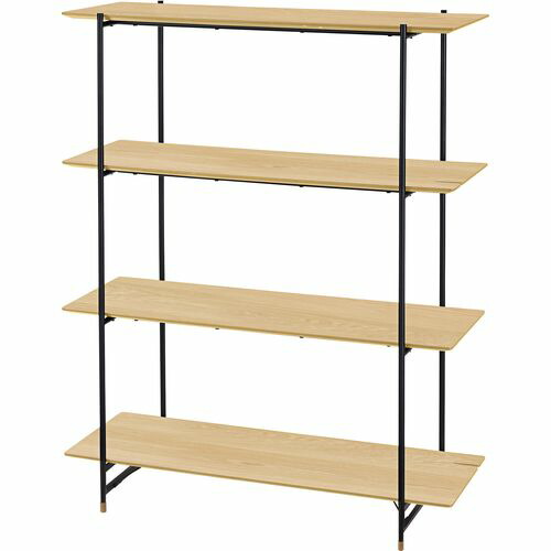 東谷 ルカ シェルフ 4段(JPB-102OAK) メーカー在庫品