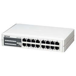 バッファロー 10/100M 16ポート スイッチングHub 電源内蔵モデル LSW3-TX-16NP 目安在庫\u003d○